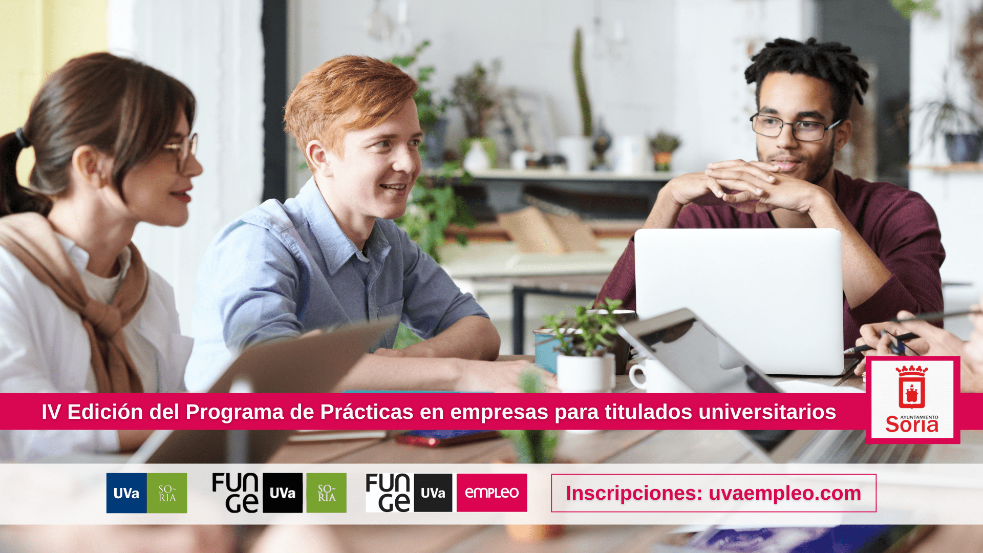 IV Edicion programa practicas en empresas para titulados universitarios Ayto Soria