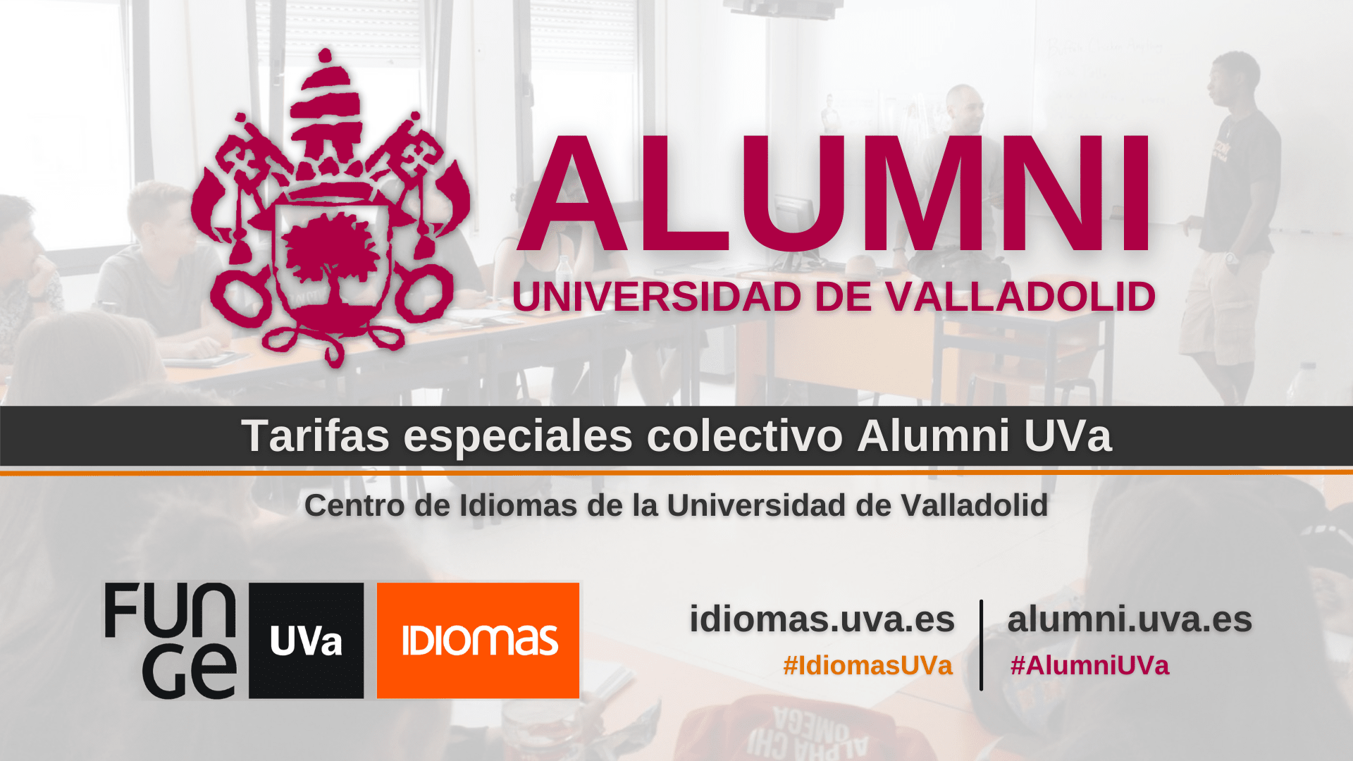 Tarifas especiales Alumni UVa Centro de Idiomas Universidad de Valladolid